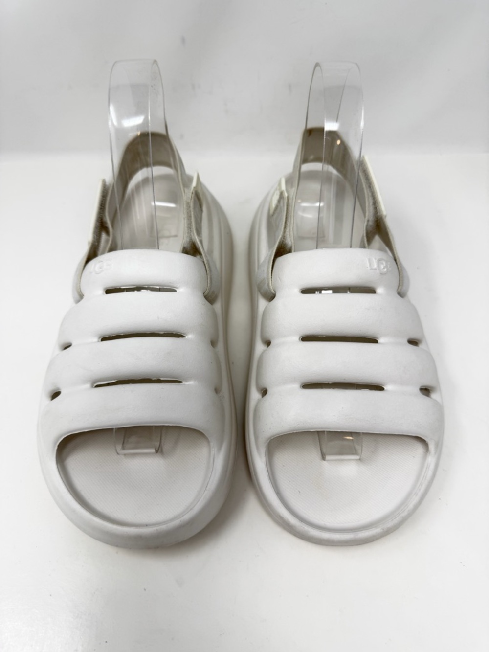 UGG Women's Sport Yeah Sandals Slides White Size 7 - Picture 3 of 9